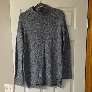 Old Navy Blue Turtleneck Sweater Relaxed Fit